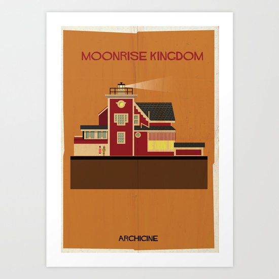 Moonrise Kingdom Directed by Wes Anderson Art Print