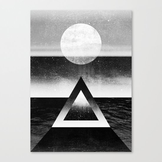 Exploring New Dimensions / BW Canvas Print