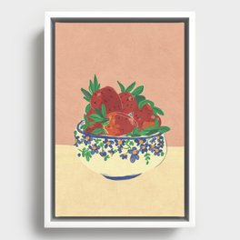 Strawberries Framed Canvas