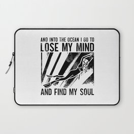 Freediving Lose My Mind And Find My Soul Freediver Laptop Sleeve