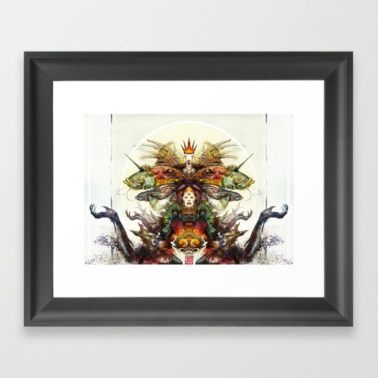 Deity Framed Art Print