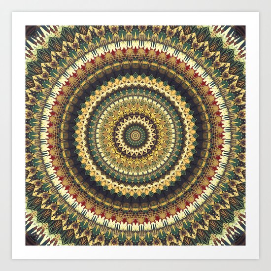 MANDALA DCXLI Art Print