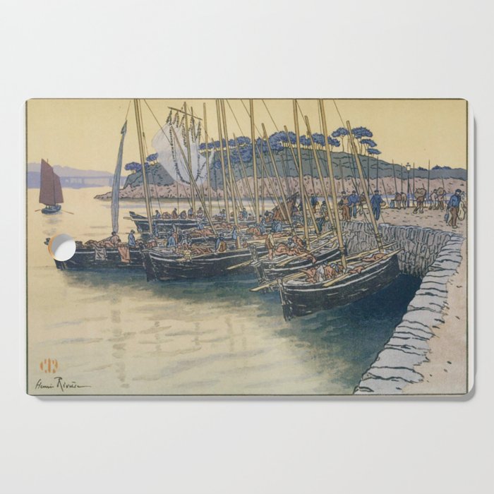 Henri Rivière – Le Beau Pays de Bretagne - Maître français de l ukiyo-e Henri Rivière Cutting Board