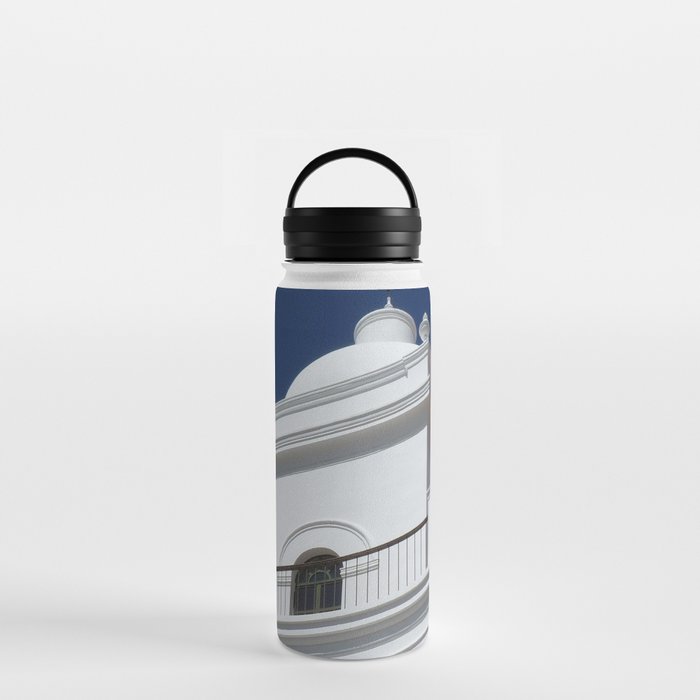 Argentina Photography - Beautiful White Building Under The Blue Sky Water Bottle