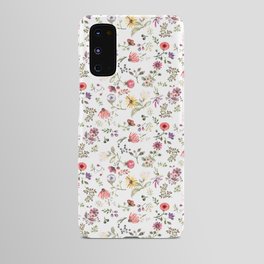 Delicate Watercolor Flower Pattern Android Case