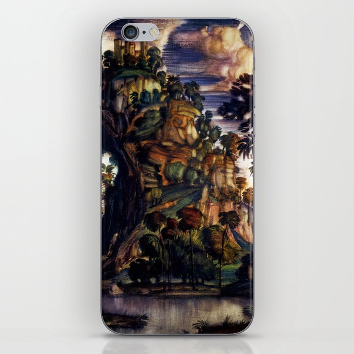 Landscape with a Castle Painting Konstantin Bogaevsky  iPhone Skin