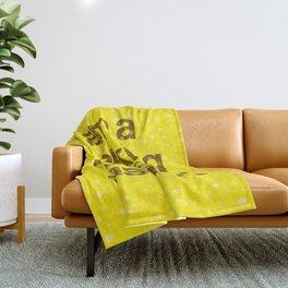 i am a freaking ray of sunshine (Sparkle Pattern) Throw Blanket