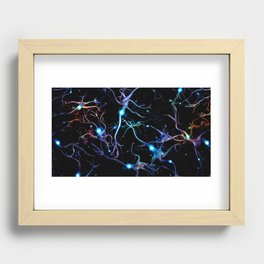 Neurons Recessed Framed Print