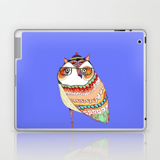 Owl, owl art, owl illustration, owl print, Laptop & iPad Skin