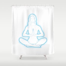 Feminine Namaste  Shower Curtain