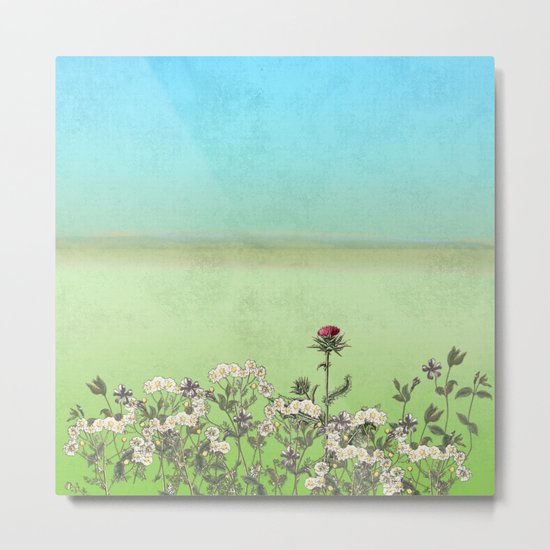 In an English Country Garden Metal Print