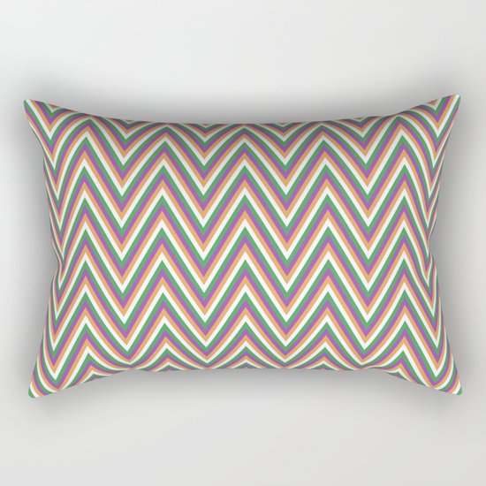 Retro chevron Rectangular Pillow