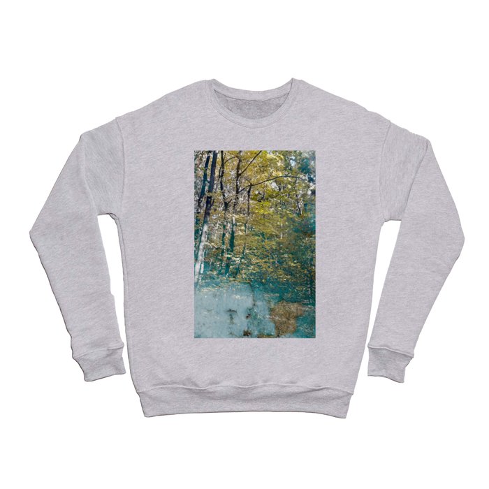Aque blue forest Crewneck Sweatshirt