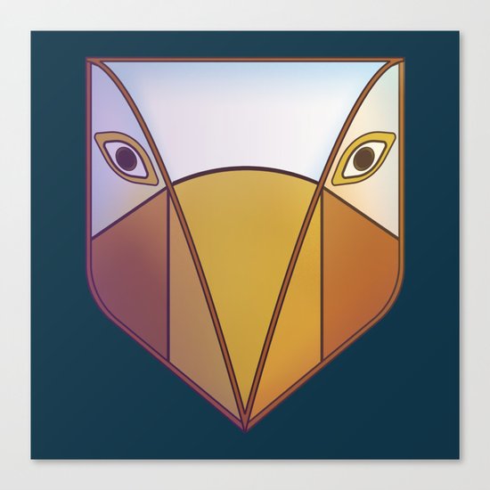 Bird tribal mask Canvas Print