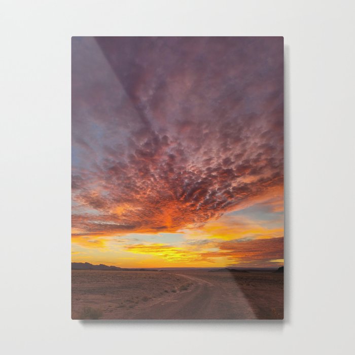 Blazing New Mexico Sunrise Metal Print