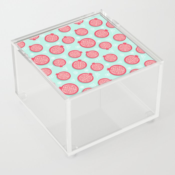 Pomegranate Frenzy Acrylic Box