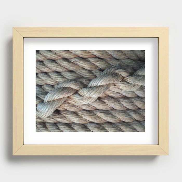 NAUTICAL  ROPE Recessed Framed Print