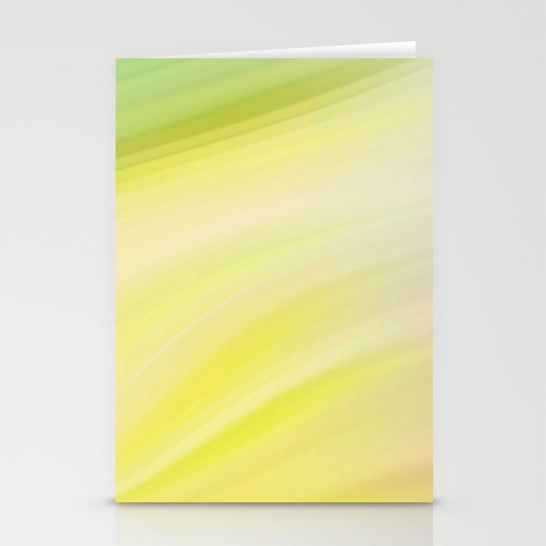 Rainbow Colorful Abstract Wave Pattern Stationery Cards