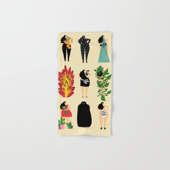 All of us live here Hand & Bath Towel