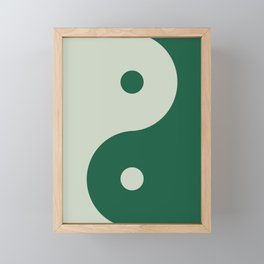 Yin Yang Sage Framed Mini Art Print