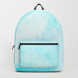 Soft White Blue Backpack