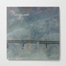Marquam Bridge Metal Print