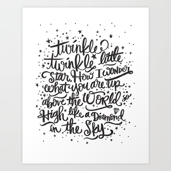 TWINKLE TWINKLE TWINKLE TWINKLE Art Print
