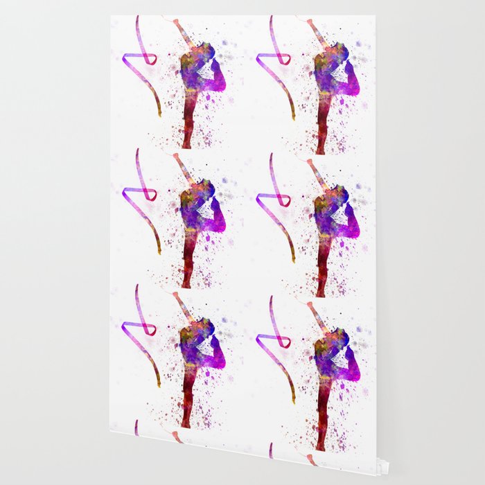 Rhythmic Gymnastics 02 Wallpaper By Crisrommerart Society6