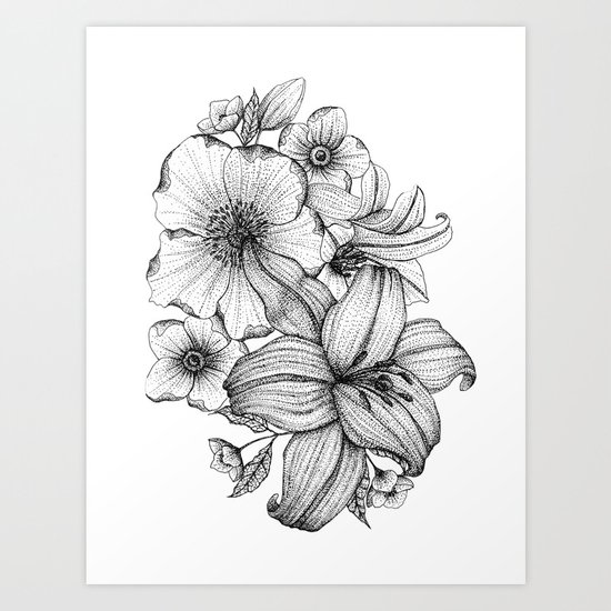 FLORA Art Print