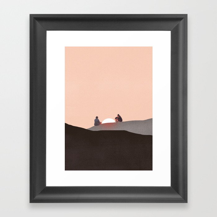 You and me alone Framed Art Print