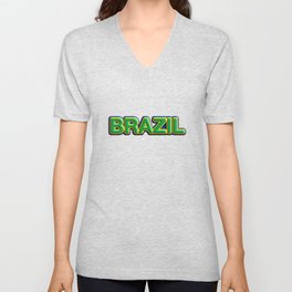 Wonderful Brazil 3 color V Neck T Shirt