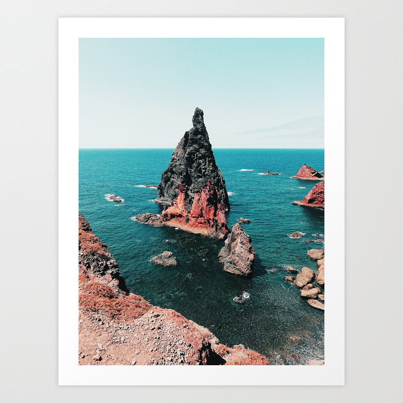 Ocean View In Portugal Art Print By Dreamerland Society6