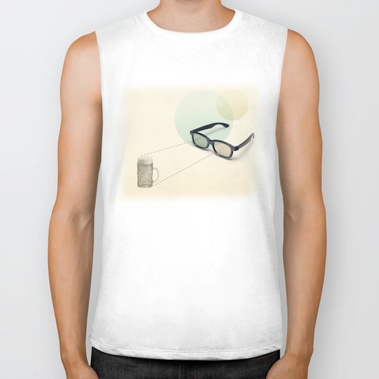 beer goggles Biker Tank