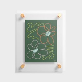 Flower Garden Floating Acrylic Print