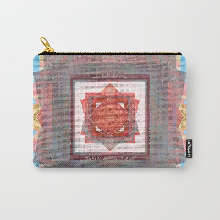 Peace is my Passion Boho Bliss Sacred Geometry Mandala Carry-All Pouch