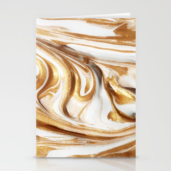 MARBLE CREAM Stationery Cards