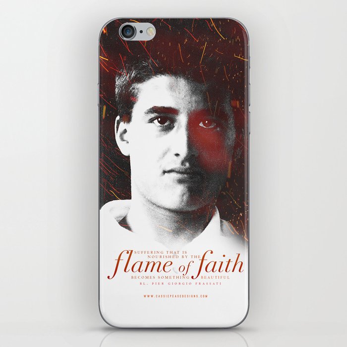 Frassati "Flame of Faith" iPhone Skin