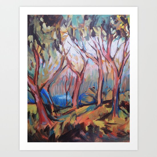 Somewhere You Were Art Print