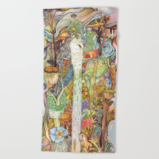 Head nature Beach Towel