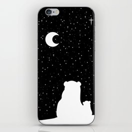 Mommy and Baby Bear Night iPhone Skin