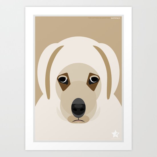 Golden Art Print