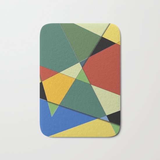 Abstract #323 Vincent's Palette Bath Mat