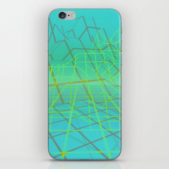 Mint Mountains iPhone Skin