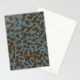 Bubbles in the Batter - Blue-Chocolate Stationery Card