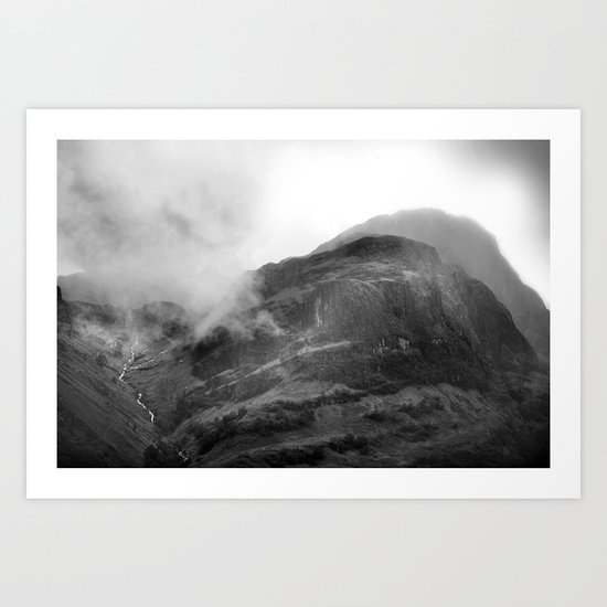 Glencoe, Highlands, Scotland. Art Print