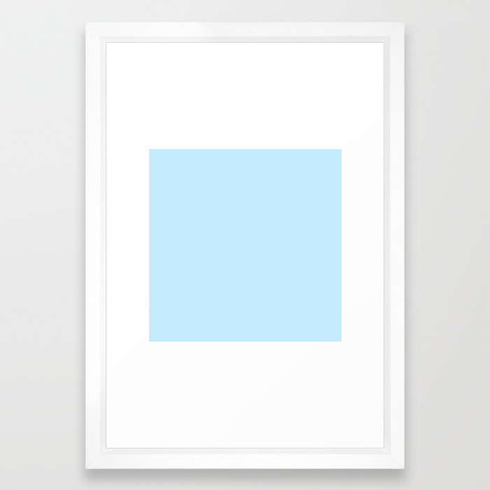 Pastel Blue Light Pale Powder Blue Solid Color Framed Art Print By Multifascinated Society6 Pastel Blue Light Pale Powder Blue Solid Color Framed Art Print By Multifascinated Society6
