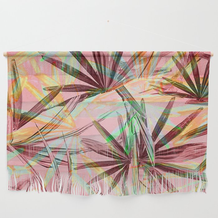 Jungalo Chic Sherbet Palm Paradise Wall Hanging