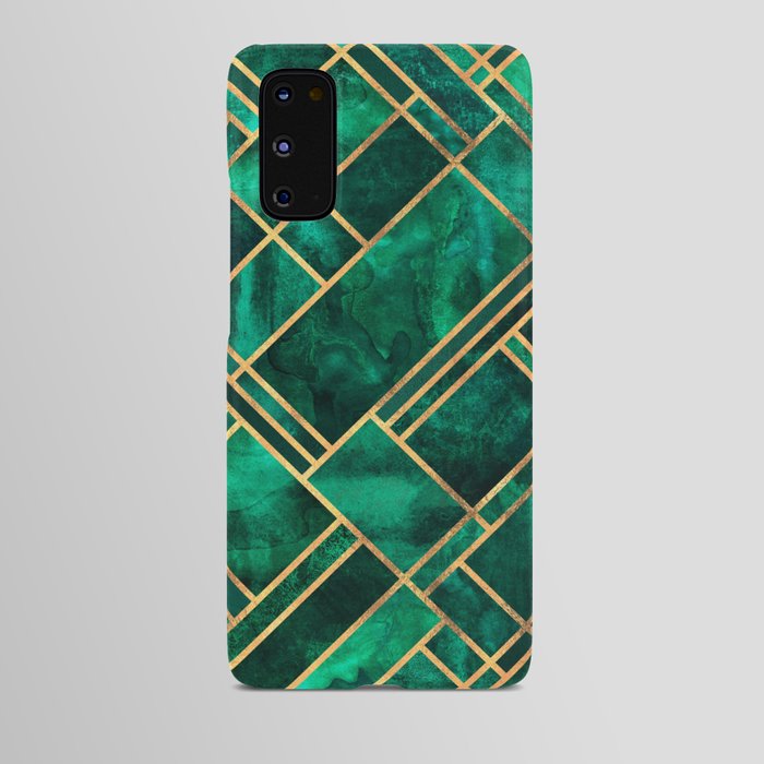 Emerald Blocks Android Case