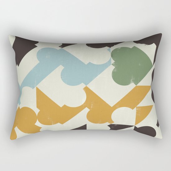 Retrometry II Rectangular Pillow