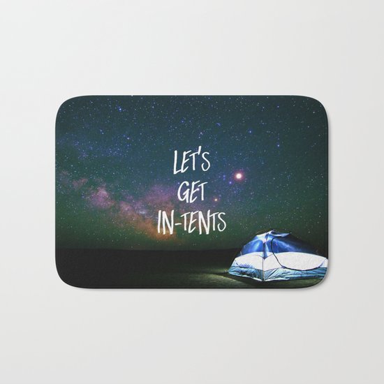 Let's Get In-Tents Bath Mat